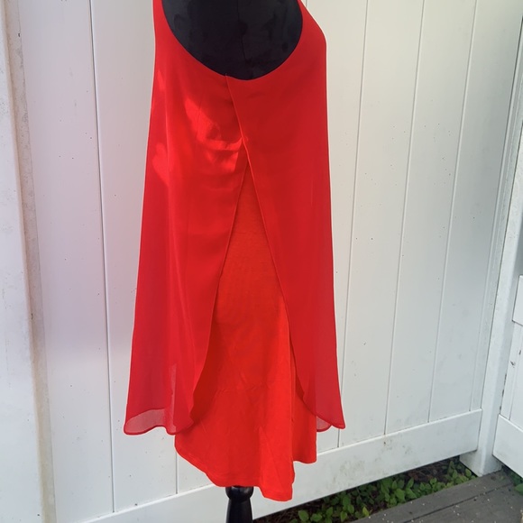 ⭐️ Bogo ⭐️ 🍓 THML coral red sz XS mini stretch dress - Picture 5 of 11